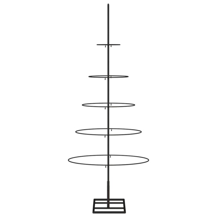 Metalinė Kalėdų eglutė, juodos spalvos, 125cm