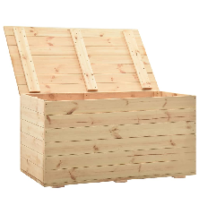 Daiktadėžė, 120x63x60 cm, pušies medienos masyvas