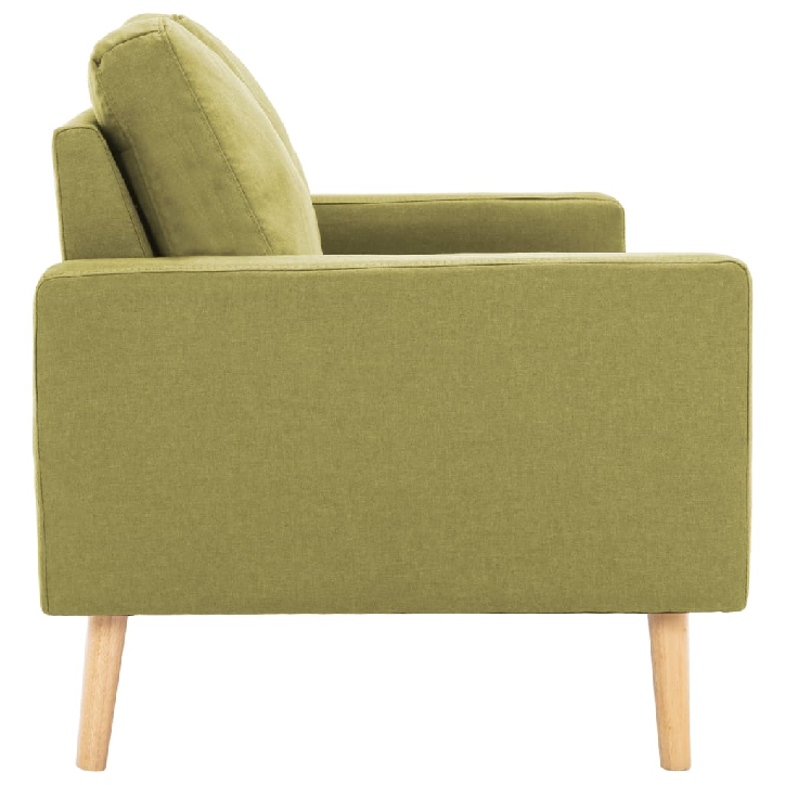 Dvivietė sofa, žalios spalvos, audinys