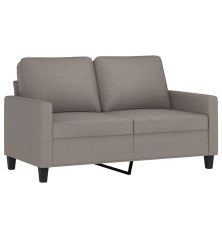 Dvivietė sofa, taupe spalvos, 120cm, audinys