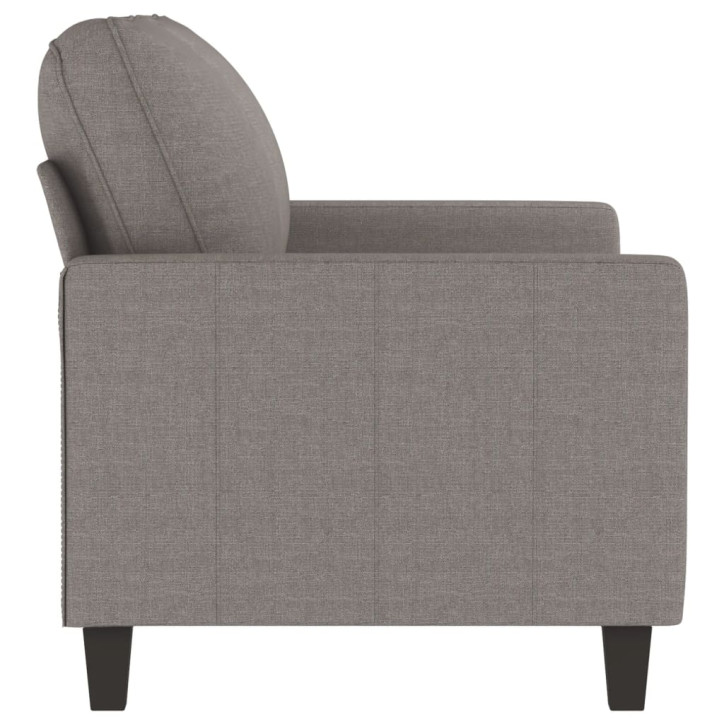 Dvivietė sofa, taupe spalvos, 120cm, audinys