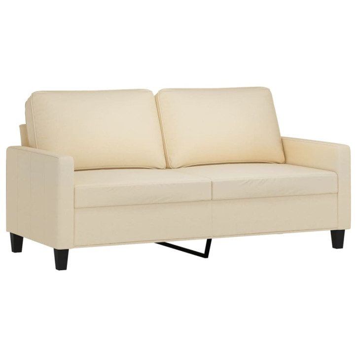 Dvivietė sofa, kreminės spalvos, 140cm, audinys