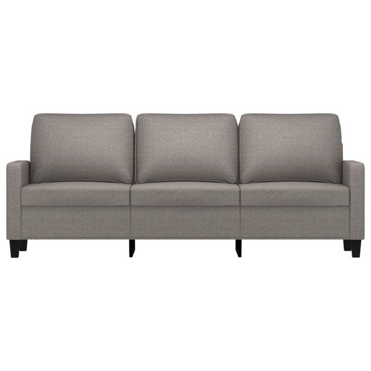 Trivietė sofa, taupe spalvos, 180cm, audinys