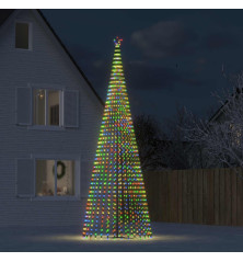 Šviečianti Kalėdų eglutė, 500cm, 1544 LED, kūgio formos