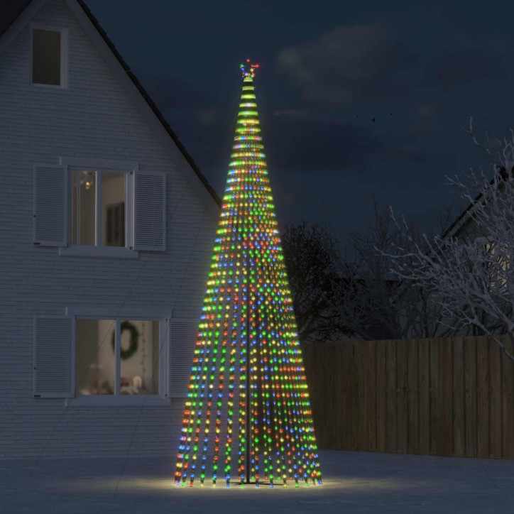 Šviečianti Kalėdų eglutė, 500cm, 1544 LED, kūgio formos