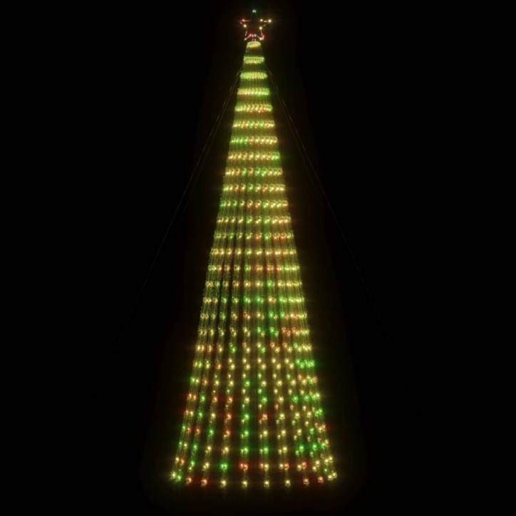 Šviečianti Kalėdų eglutė, 300cm, 688 LED, kūgio formos