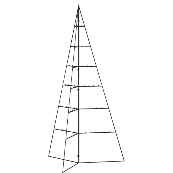 Metalinė Kalėdų eglutė, juodos spalvos, 140 cm