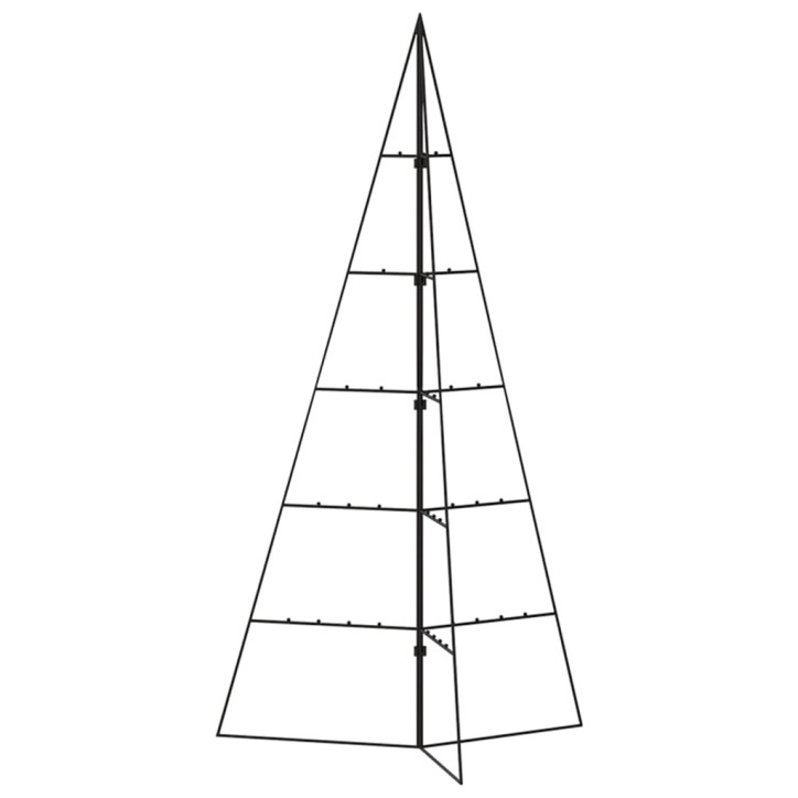 Metalinė Kalėdų eglutė, juodos spalvos, 100 cm