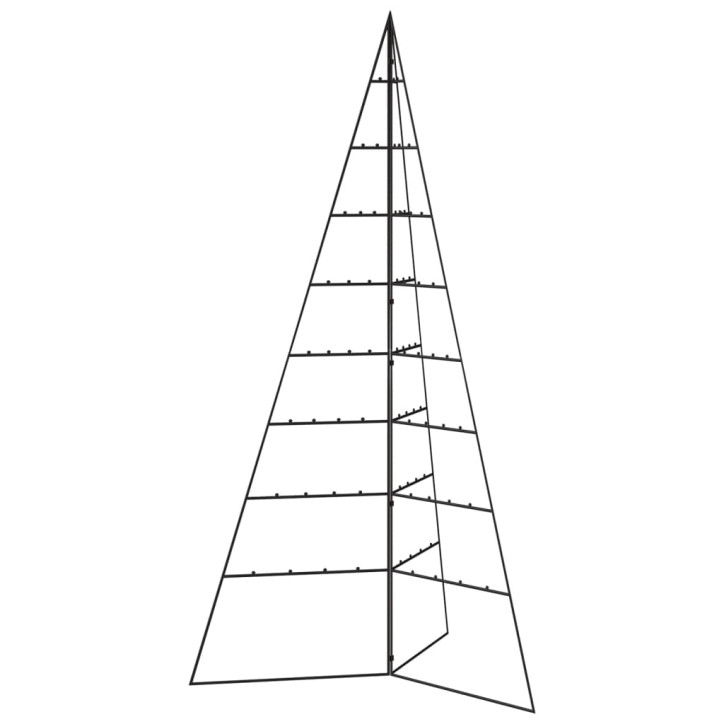 Metalinė Kalėdų eglutė, juodos spalvos, 180 cm