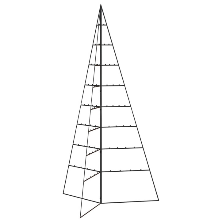 Metalinė Kalėdų eglutė, juodos spalvos, 180 cm