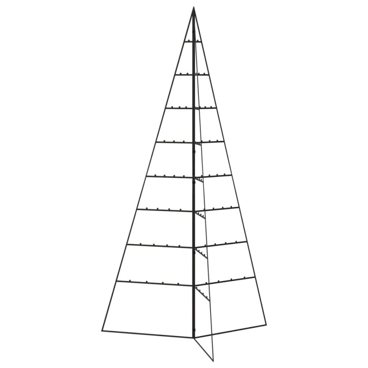 Metalinė Kalėdų eglutė, juodos spalvos, 180 cm