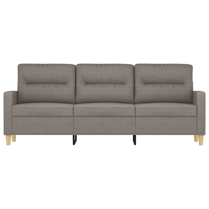 Trivietė sofa, taupe spalvos, 180cm, audinys