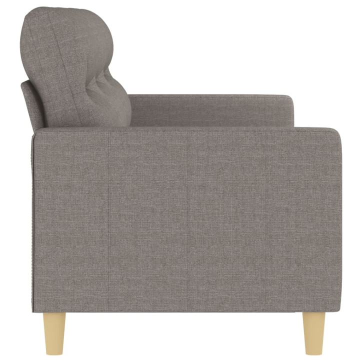 Trivietė sofa, taupe spalvos, 180cm, audinys