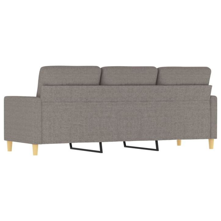 Trivietė sofa, taupe spalvos, 180cm, audinys