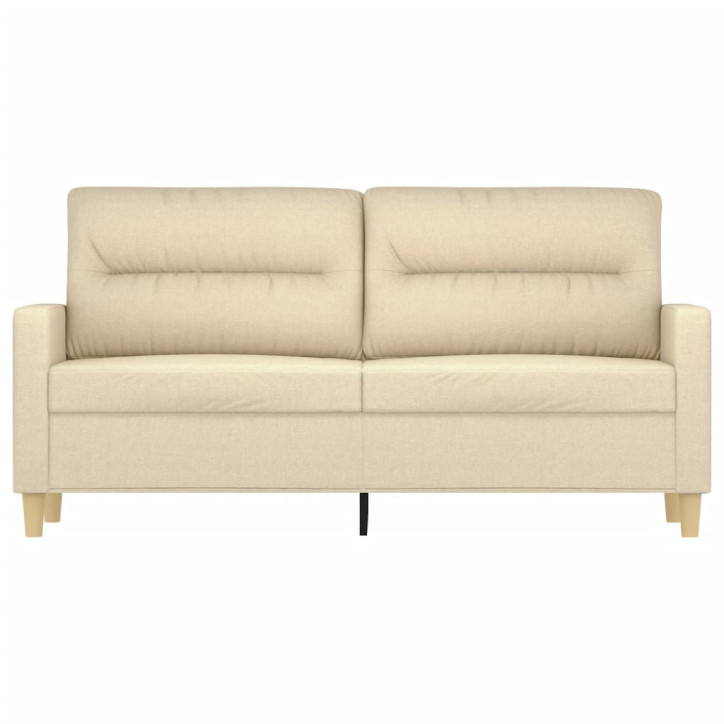 Dvivietė sofa, kreminės spalvos, 140cm, audinys