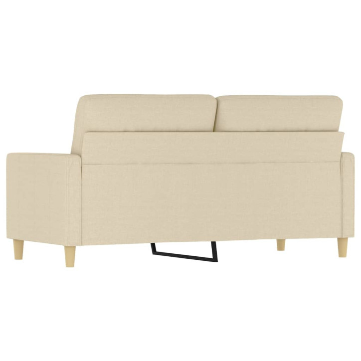 Dvivietė sofa, kreminės spalvos, 140cm, audinys