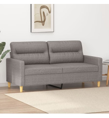 Dvivietė sofa, taupe spalvos, 140cm, audinys