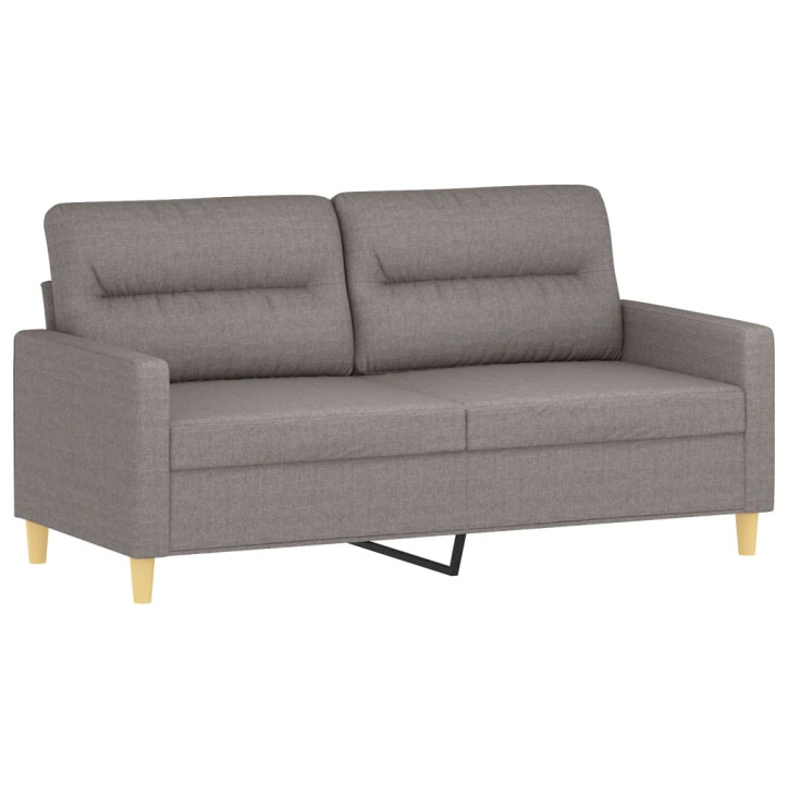 Dvivietė sofa, taupe spalvos, 140cm, audinys