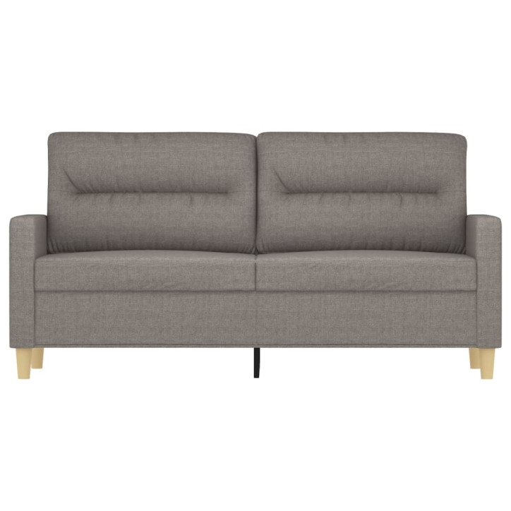 Dvivietė sofa, taupe spalvos, 140cm, audinys