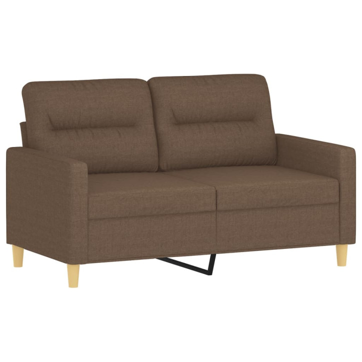 Dvivietė sofa, rudos spalvos, 120cm, audinys