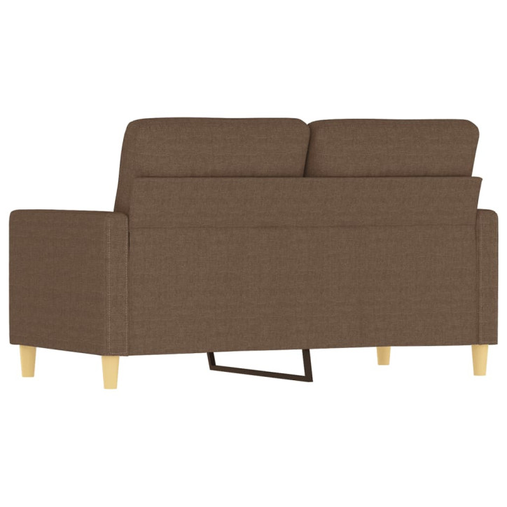 Dvivietė sofa, rudos spalvos, 120cm, audinys