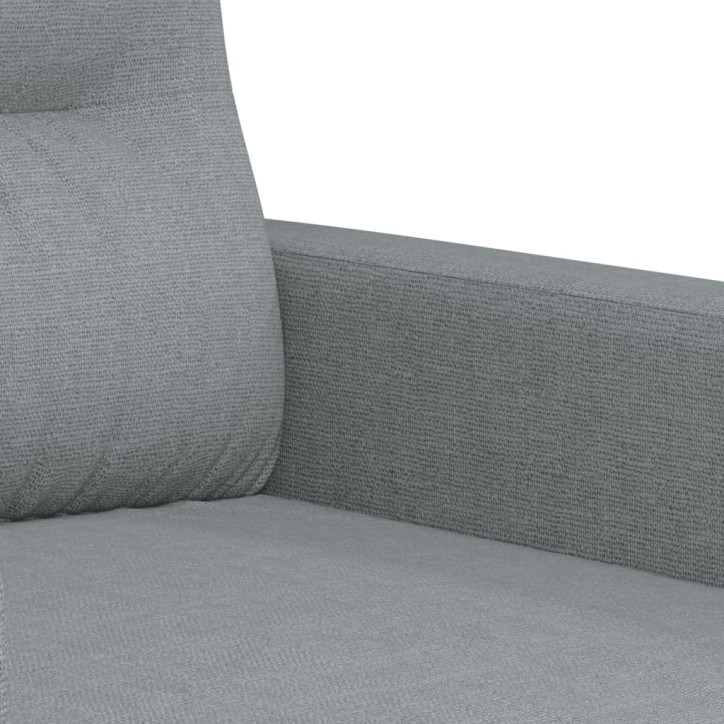 Dvivietė sofa, šviesiai pilkos spalvos, 120cm, audinys