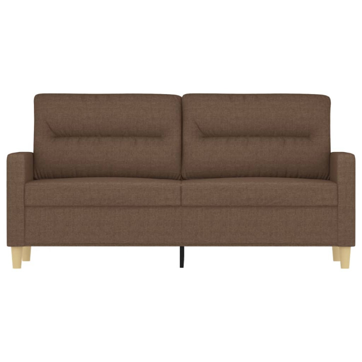 Dvivietė sofa, rudos spalvos, 140cm, audinys