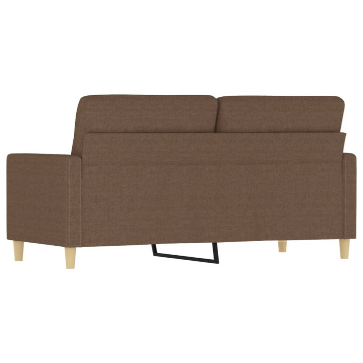 Dvivietė sofa, rudos spalvos, 140cm, audinys