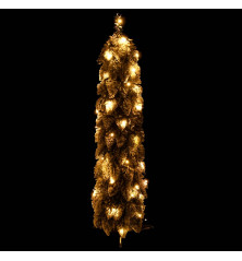 Dirbtinė apšviesta Kalėdų eglutė su 45 LED ir sniegu, 90cm