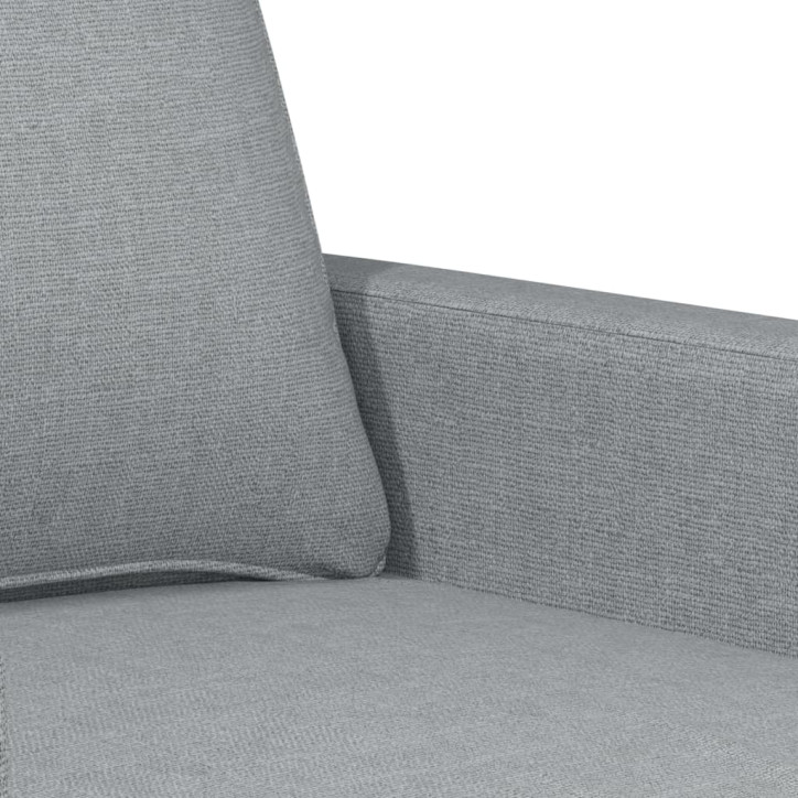 Dvivietė sofa, šviesiai pilkos spalvos, 120cm, audinys