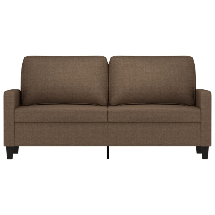 Dvivietė sofa, rudos spalvos, 140cm, audinys