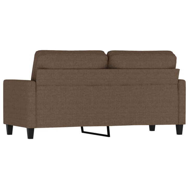 Dvivietė sofa, rudos spalvos, 140cm, audinys