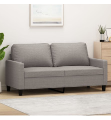 Dvivietė sofa, taupe spalvos, 140cm, audinys