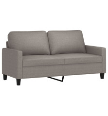 Dvivietė sofa, taupe spalvos, 140cm, audinys