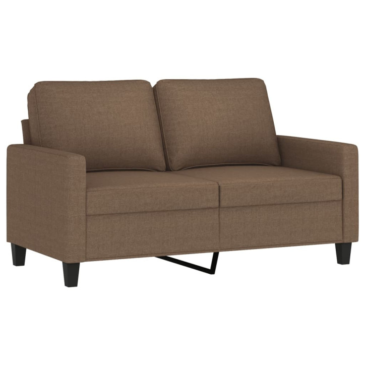 Dvivietė sofa, rudos spalvos, 120cm, audinys