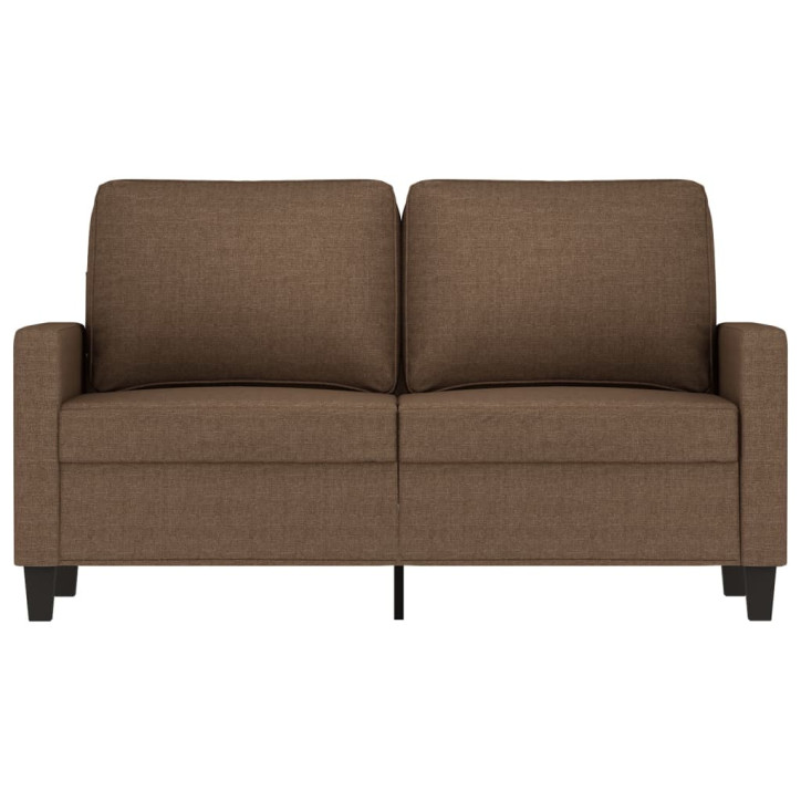 Dvivietė sofa, rudos spalvos, 120cm, audinys