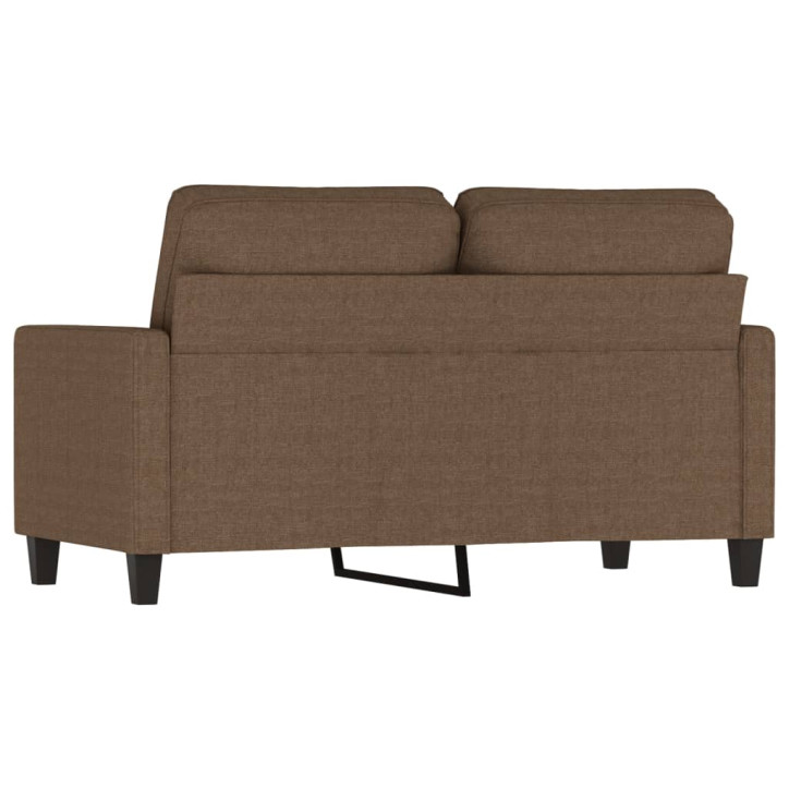 Dvivietė sofa, rudos spalvos, 120cm, audinys