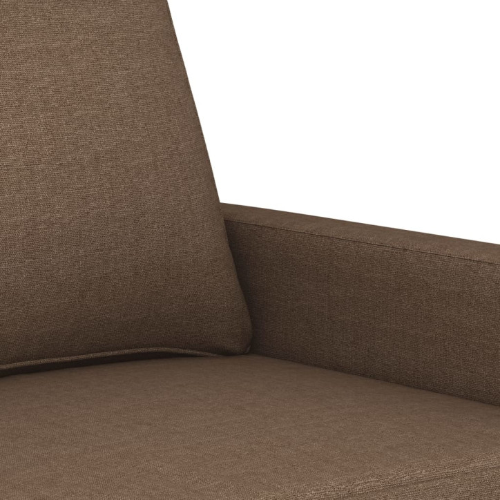 Dvivietė sofa, rudos spalvos, 120cm, audinys