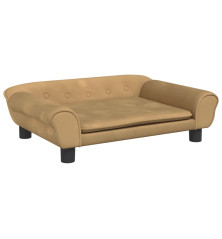 Vaikiška sofa, rudos spalvos, 70x45x26cm, aksomas