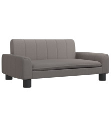 Vaikiška sofa, taupe spalvos, 70x45x30cm, audinys