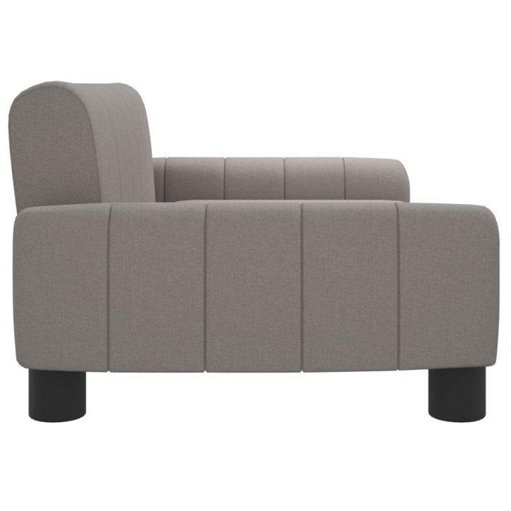 Vaikiška sofa, taupe spalvos, 70x45x30cm, audinys