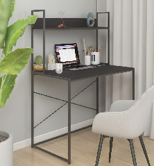 Kompiuterio stalas, juodos...