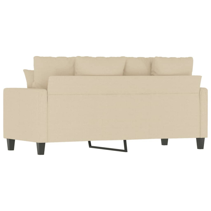 Dvivietė sofa, kreminės spalvos, 140cm, audinys