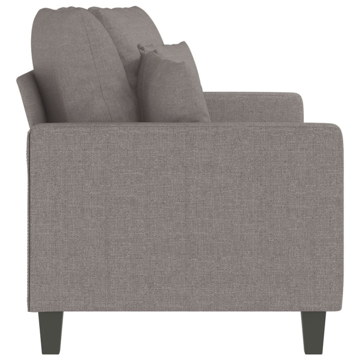 Dvivietė sofa, taupe spalvos, 140cm, audinys