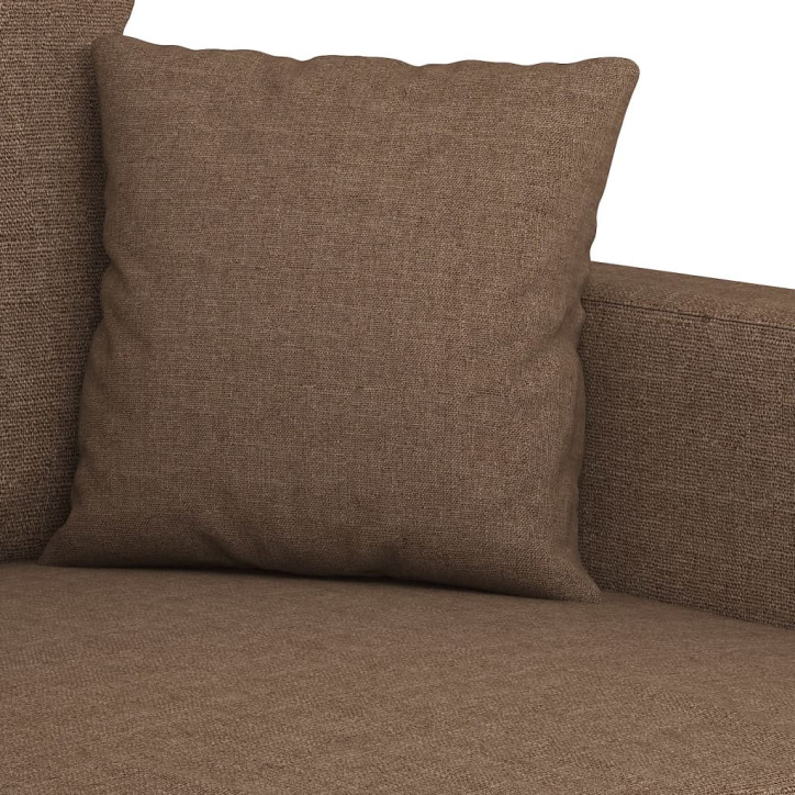 Dvivietė sofa, rudos spalvos, 140cm, audinys