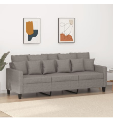 Trivietė sofa, taupe spalvos, 180cm, audinys