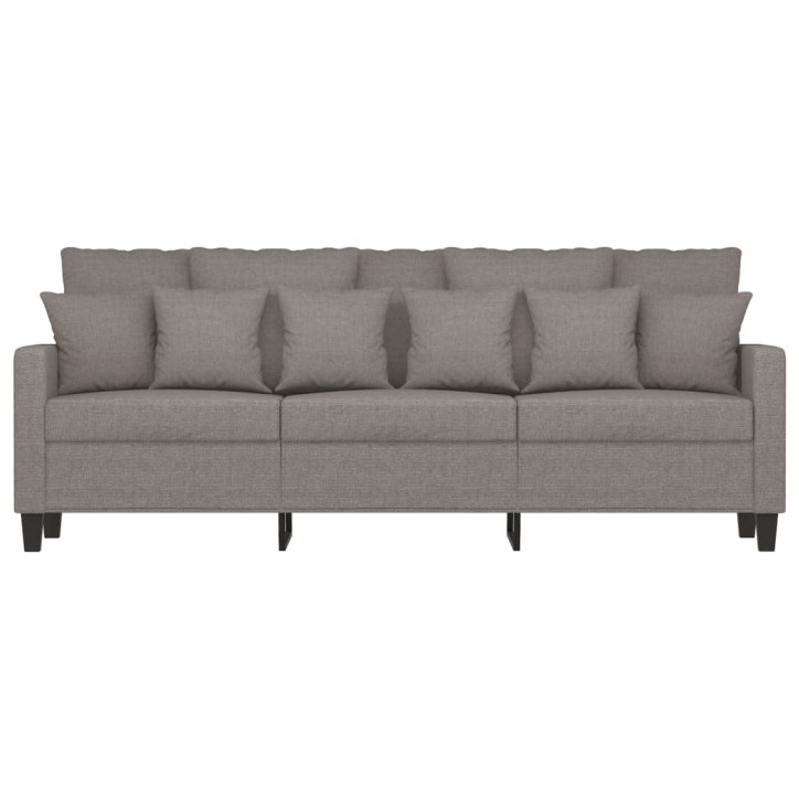 Trivietė sofa, taupe spalvos, 180cm, audinys