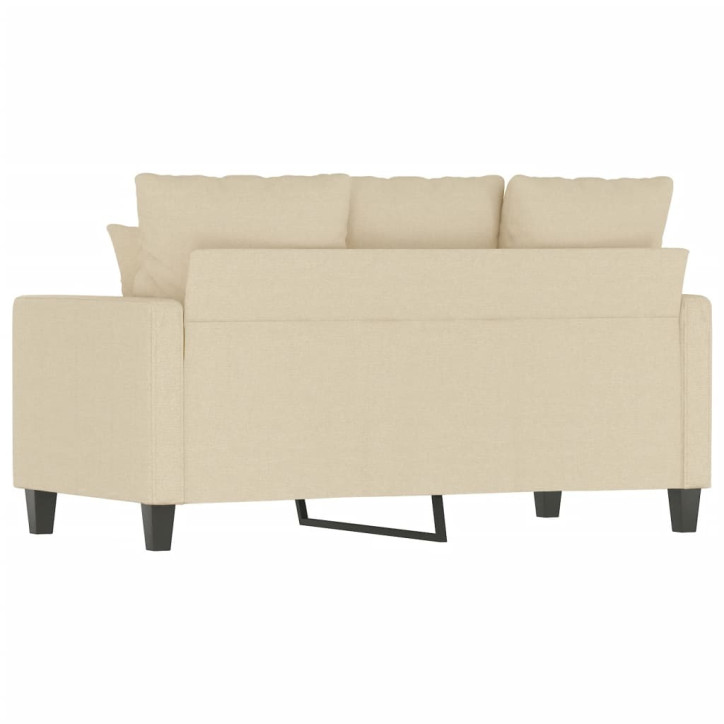 Dvivietė sofa, kreminės spalvos, 120cm, audinys