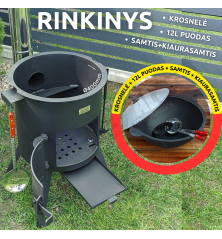 Rinkinys 12L su kaminu (3 mm)