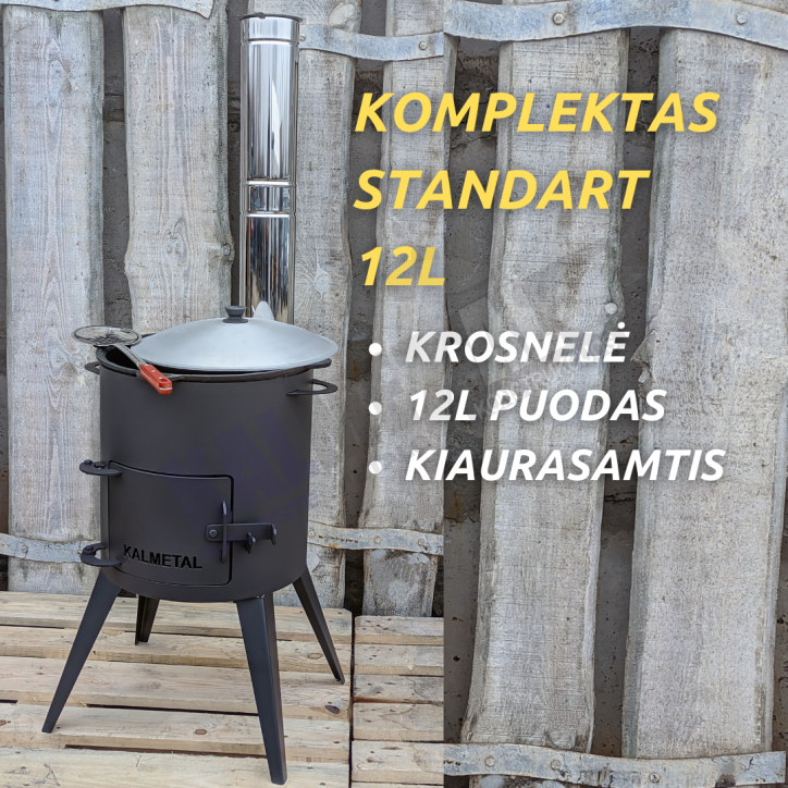 STANDART 12L RINKINYS SU KAMINU (2 mm)